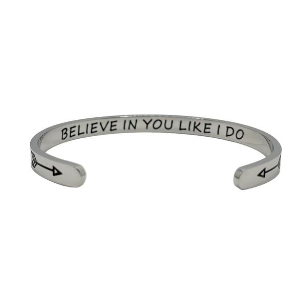 Sam & Lori Inspirational Bracelet "Believe in you like I do" - Picture 3 of 9